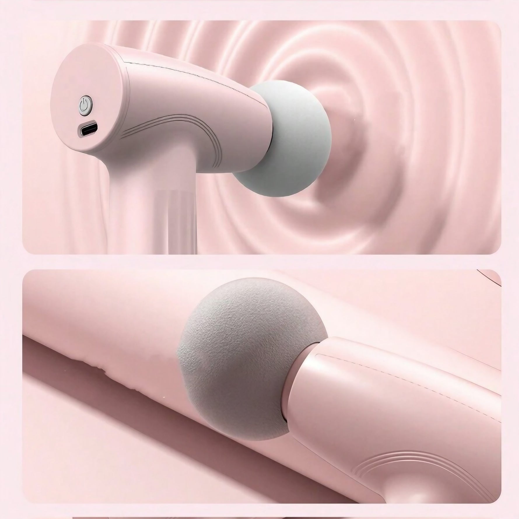 Mini Aparat de Masaj, Flippy, Tip Pistol, Incarcare USB Tip C, Portabil, Pentru Relaxare Musculara, Autonomie 120 Min,