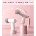 Mini Aparat de Masaj, Flippy, Tip Pistol, Incarcare USB Tip C, Portabil, Pentru Relaxare Musculara, Autonomie 120 Min,