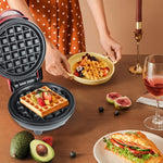 Mini Aparat de Vafe, Flippy, Multifunctional, Pentru Casa si Calatorii, Compact, Usor de Transportat si Depozitat,