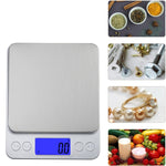 Mini Cantar Electronic, Flippy, pentru Alimente/Bijuterii, max 3 Kg, 2 x AA, 12.7 x 10.6 x 1.9 cm, Gri