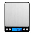 Mini Cantar Electronic, Flippy, pentru Alimente/Bijuterii, max 3 Kg, 2 x AA, 12.7 x 10.6 x 1.9 cm, Negru/Gri