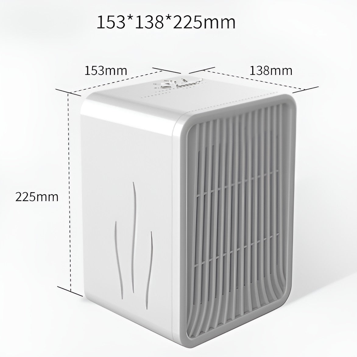 Mini Incalzitor pentru Birou, Flippy, Incalzire si Racire, 1000-1200W, cu Lumini, cu Maner, Lungime Cablu 1.5 m, 3