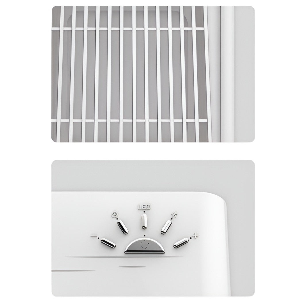 Mini Incalzitor pentru Birou, Flippy, Incalzire si Racire, 1000-1200W, cu Lumini, cu Maner, Lungime Cablu 1.5 m, 3