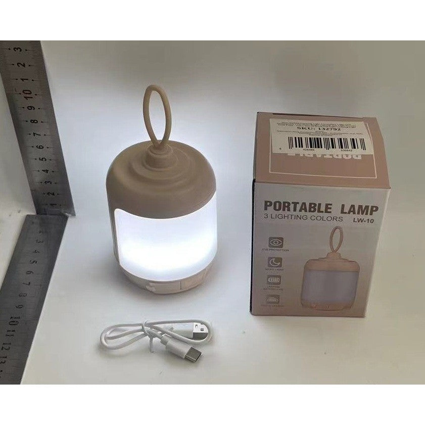 Mini Lampa LED de Camping, Flippy, pentru Aer Liber, Reincarcabila USB Type C, 3 Trepte de Lumina, Portabila, 13.8 x