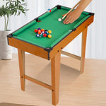 Mini Masa de Biliard pentru Copii, Flippy, Durabil, Usor de Transportat, 2 Tacuri, 16 Bile, 120x61x77.5 cm