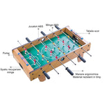 Mini Masa de Fotbal cu Teren si 18 Jucatori Flippy, 6 Manere, cu Tablou pentru Scor, din Metal, Lemn si ABS, 50 x 25 x
