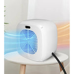 Mini radiator electric portabil Flippy, 800 W, 2 trepte, 150x120x175 mm, alb