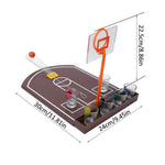 Joc de baut tip baschet Flippy, arunca mingea si accepta provocarea, pahare de shot din sticla, 30 x 22.5 x 24 cm,