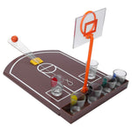 Joc de baut tip baschet Flippy, arunca mingea si accepta provocarea, pahare de shot din sticla, 30 x 22.5 x 24 cm,