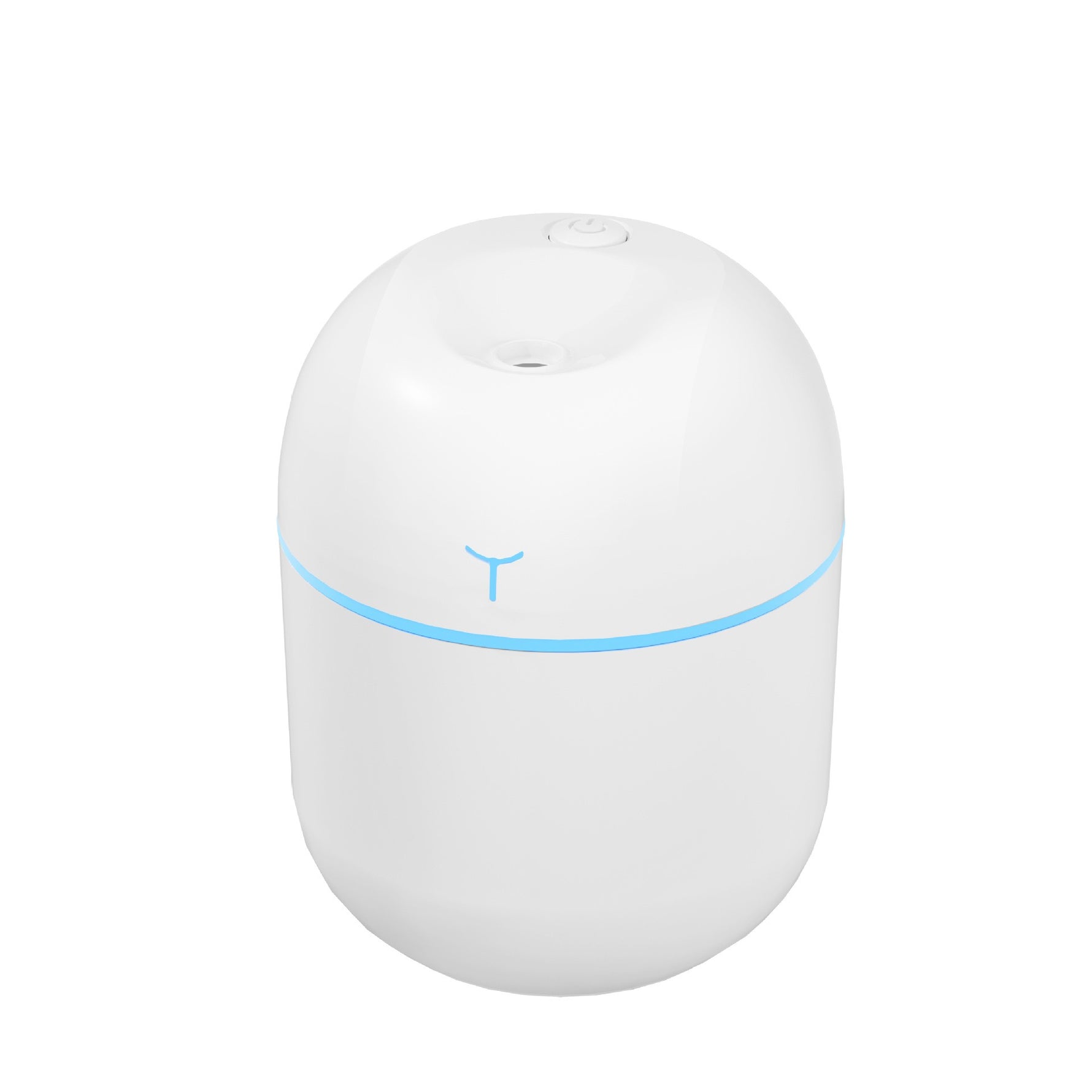 Mini Umidificator Portabil, Flippy, 2 Moduri, Aromaterapie, Silentios, Lumina Ambientala, Incarcare USB, 220 ml, 8 x 8