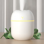 Mini Umidificator Portabil, Flippy, 2 Moduri, Aromaterapie, Silentios, Lumina Ambientala, Incarcare USB, 220 ml, 8 x 8