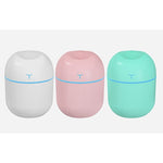Mini Umidificator Portabil, Flippy, 2 Moduri, Aromaterapie, Silentios, Lumina Ambientala, Incarcare USB, 220 ml, 8 x 8