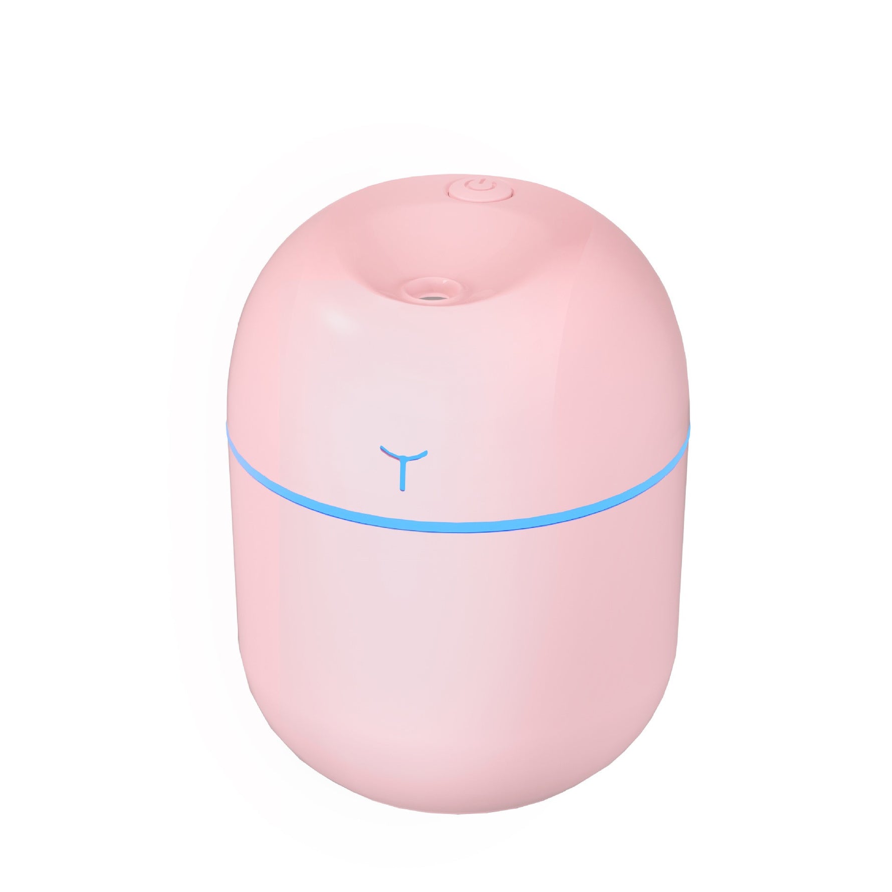 Mini Umidificator Portabil, Flippy, 2 Moduri, Aromaterapie, Silentios, Lumina Ambientala, Incarcare USB, 220 ml, 8 x 8