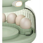 Dozator Etajat de Cereale Flippy, Rotativ 360, 6 Compartimente, Capacitate 10L, Cofraj Special pentru Oua, Vas pentru