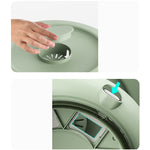 Dozator Etajat de Cereale Flippy, Rotativ 360, 6 Compartimente, Capacitate 10L, Cofraj Special pentru Oua, Vas pentru