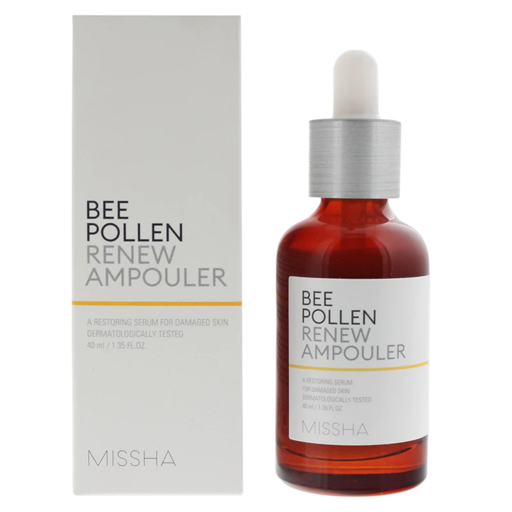 Missha, Bee Polen, Hrănitor și restaurator, Ser, Pentru față, 40 ml