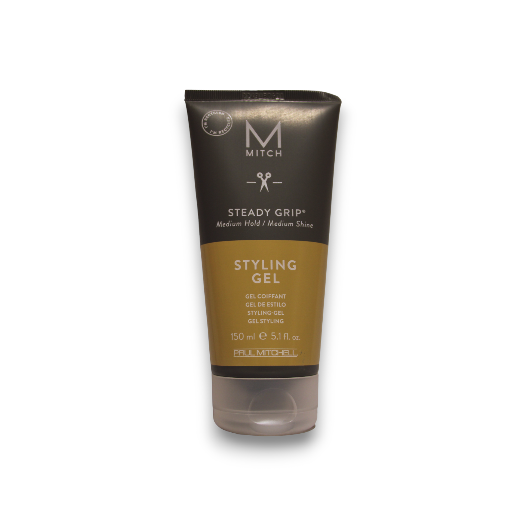 Mitch by Paul Mitchell, Styling Steady Grip, Fără parabeni, Gel de coafat, Strălucire naturală, Fixare fermă, 150 ml - Olmarkt