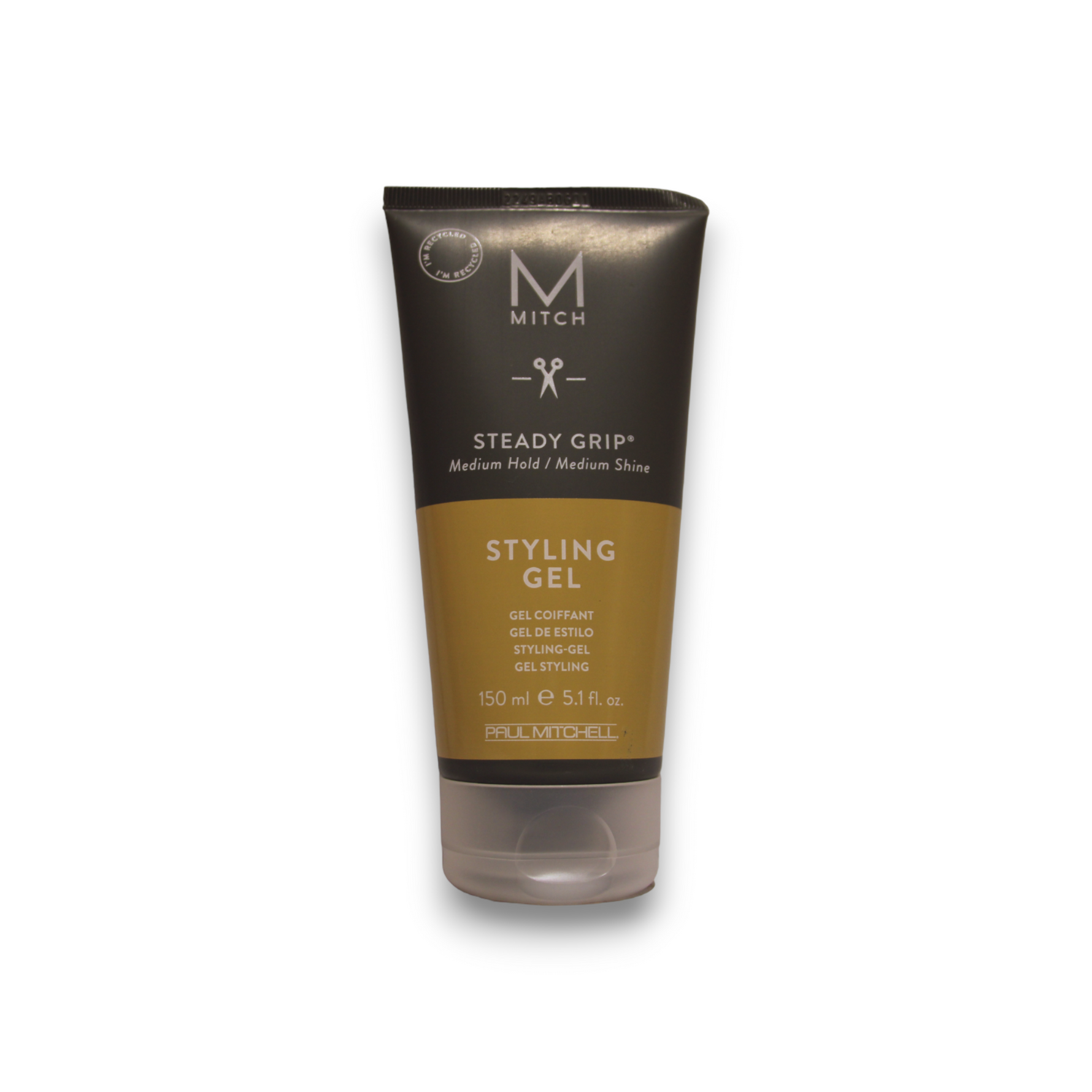 Mitch by Paul Mitchell, Styling Steady Grip, Fără parabeni, Gel de coafat, Strălucire naturală, Fixare fermă, 150 ml - Olmarkt
