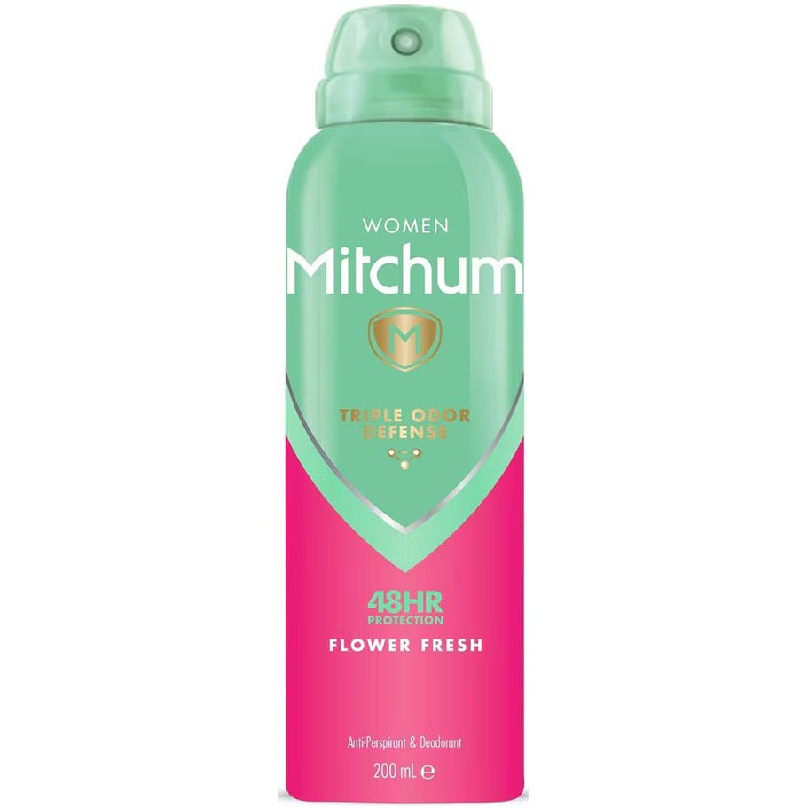 Mitchum, Flower Fresh, Hidratant 48H, Deodorant spray, Pentru femei, 200 ml