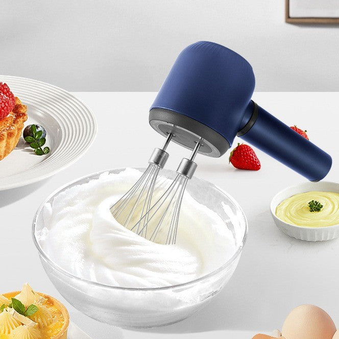 Mixer Electric fara Fir, Flippy, Mixer pentru Oua Smantana Frisca, Maner Plastic, Usor de Utilizat si Depozitat, Cablu