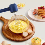 Mixer Electric fara Fir, Flippy, Mixer pentru Oua Smantana Frisca, Maner Plastic, Usor de Utilizat si Depozitat, Cablu