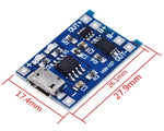 Modul de incarcare 18650 cu alimentare micro USB max. 1A MODUL INC MICRO