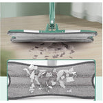 Mop Plat cu Laveta din Microfibra, Flippy, Pentru Uz Casnic, Sistem de Stoarcere X, Tija Telescopica 140 cm, Rotire