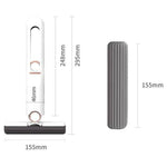 Mop de mana Flippy, mini-portabil, cu sistem de stoarcere, dispozitiv de curatat manual, cu burete absorbant, material