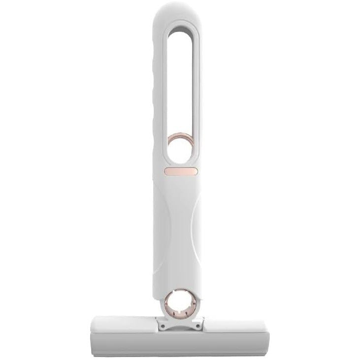 Mop de mana Flippy, mini-portabil, cu sistem de stoarcere, dispozitiv de curatat manual, cu burete absorbant, material