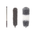 Mop din Microfibra pentru Curatenie, Flippy, Set 2 Capete Detasabil, Mop din Microfibra, Pamatuf pentru Praf, Maner