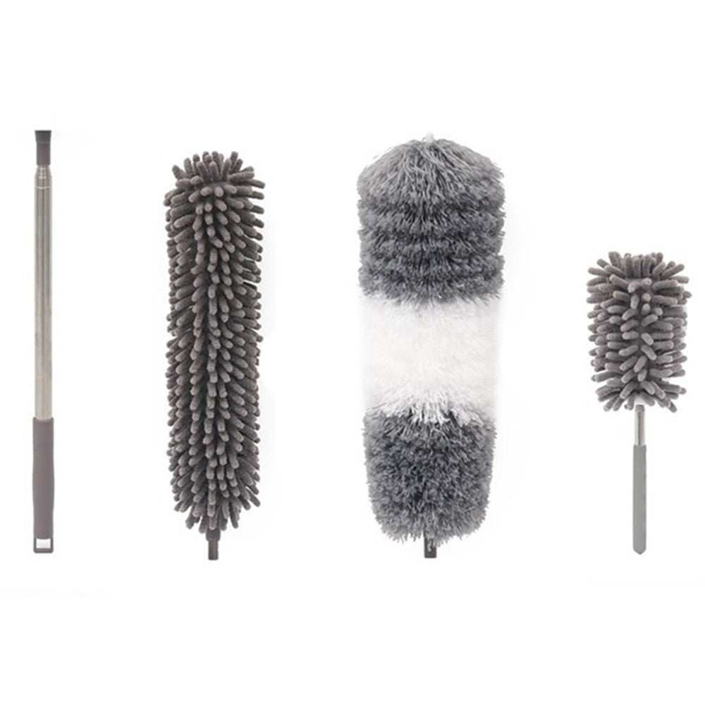 Mop din Microfibra pentru Curatenie, Flippy, Set 3 Capete Detasabil, Mop din Microfibra, Pamatuf pentru Praf, Mini