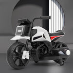 Motocicleta Electrica cu 2 Roti Mari si 2 Roti Ajutatoare, Flippy, Acumulator Incarcare, Anti-Rasturnare, Lumini,