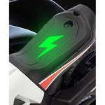 Motocicleta Electrica cu 2 Roti Mari si 2 Roti Ajutatoare, Flippy, Acumulator Incarcare, Anti-Rasturnare, Lumini,