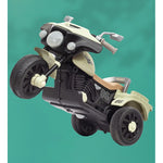 Motocicleta Electrica Flippy, cu Acumulator, cu Sistem Anti-Rasturnare, Sistem de Lumini si Muzica, Cutie de