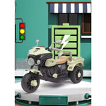 Motocicleta Electrica Flippy, cu Acumulator, cu Sistem Anti-Rasturnare, Sistem de Lumini si Muzica, Cutie de