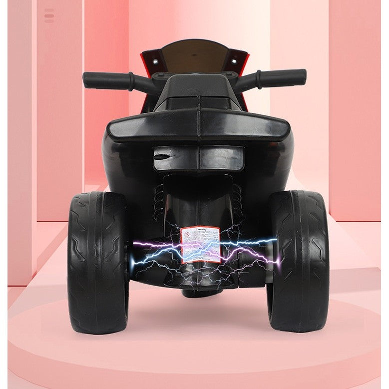 Motocicleta Electrica Flippy, cu Acumulator, cu Sistem Anti-Rasturnare, Sistem de Lumini si Sunet, 1-4 Ani, 42 x 68 x