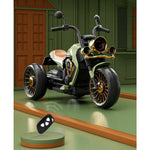Motocicleta Electrica Flippy, cu Acumulator, Bluetooth, Sistem Anti-Rasturnare, Sistem de Lumini si Sunet, 1-8 Ani, 93
