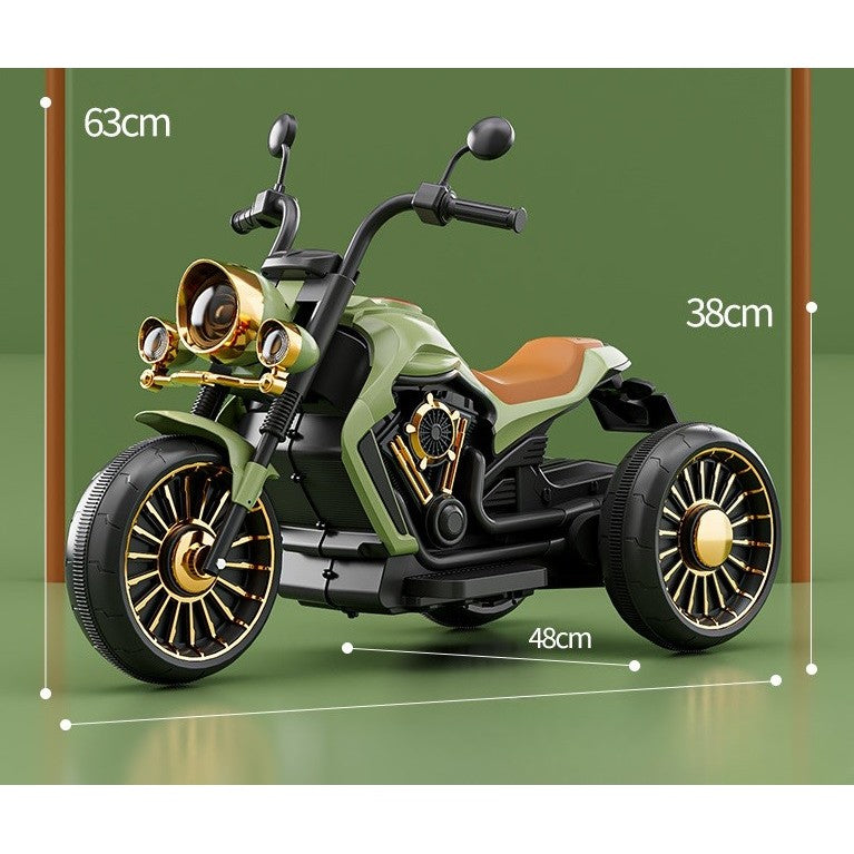 Motocicleta Electrica Flippy, cu Acumulator, Bluetooth, Sistem Anti-Rasturnare, Sistem de Lumini si Sunet, 1-8 Ani, 93