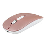 Mouse Wireless Reincarcabil, Flippy, Compatibil Windows/macOS, Bluetooth 5.1 + 2.4GHz, Silentios, DPI 800/1200/1600,