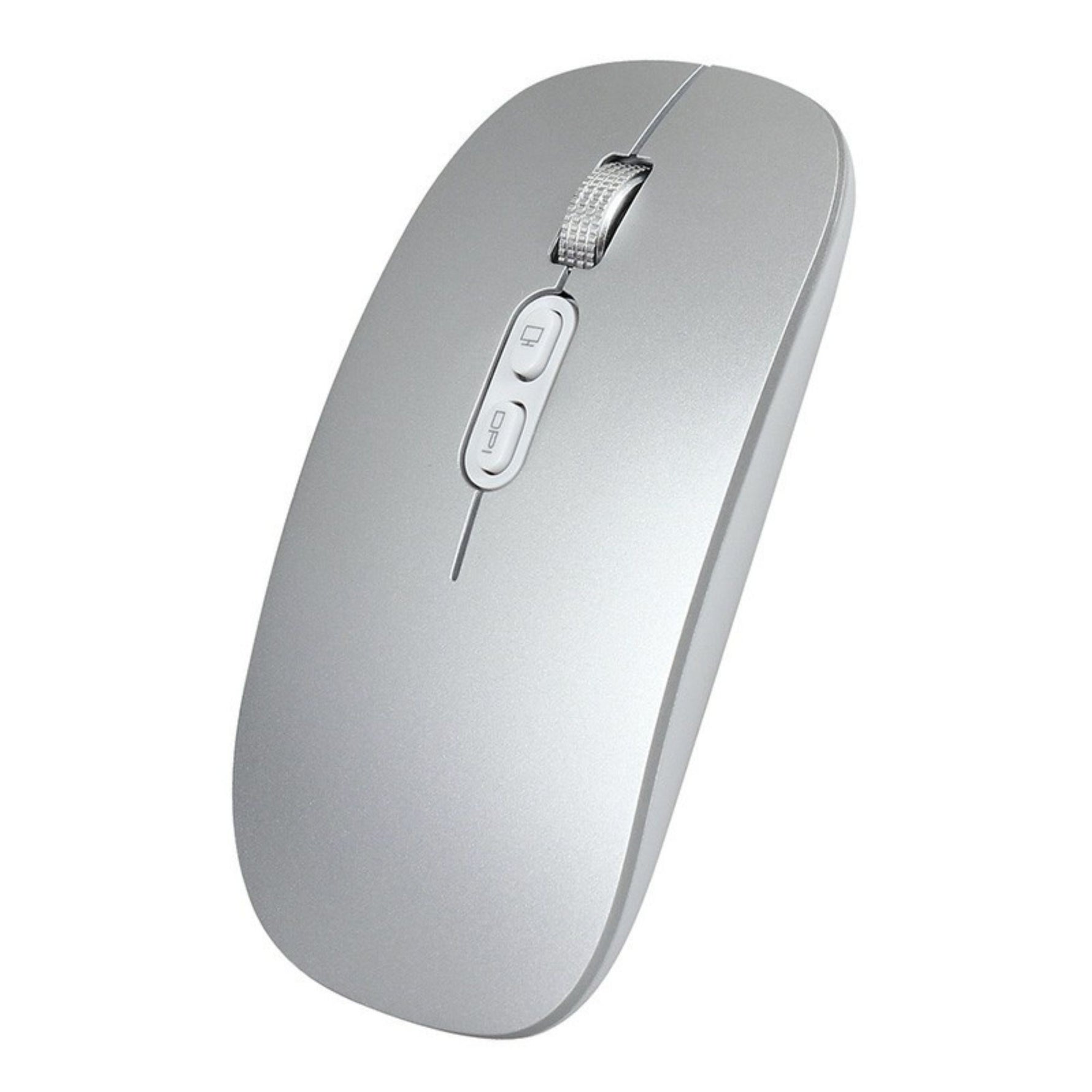 Mouse Wireless Reincarcabil, Flippy, Compatibil Windows/macOS, Bluetooth 5.1 + 2.4GHz, Silentios, DPI 800/1200/1600,