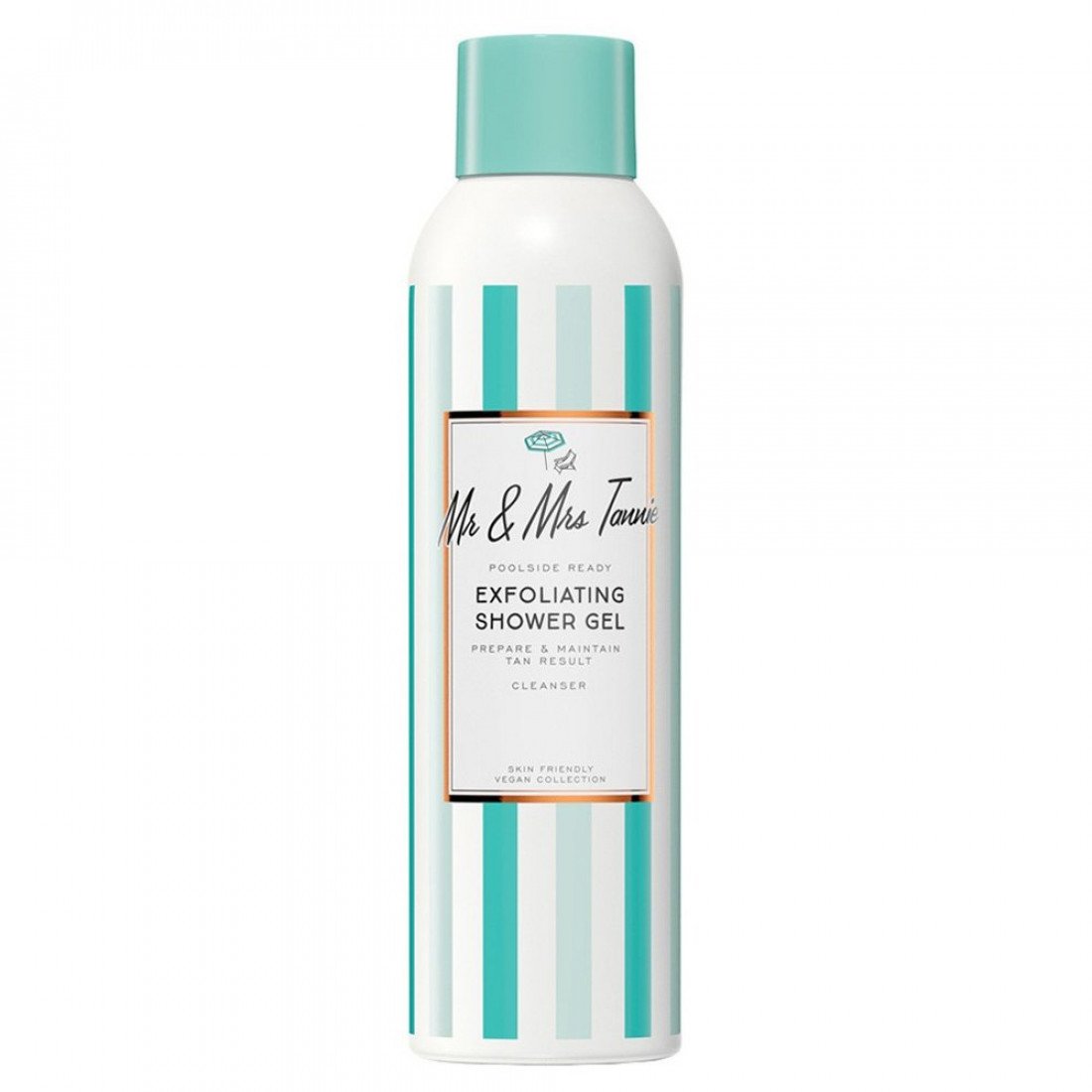 Mr & Mrs Tannie, Mr & Mrs Tannie, Aloe Vera, Exfoliere, Gel de duș, Pentru toate tipurile de piele, 200 ml