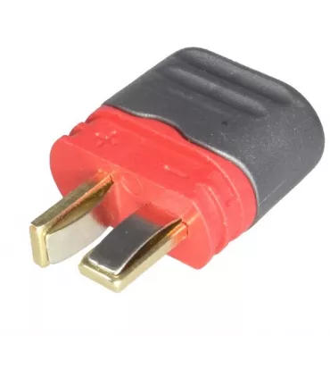 Mufa alimentare DC tata PIN 2 pe cablu lipite 25A AMASS AM-1015