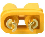 Mufa alimentare DC XT30 mama 2 pini cu lipire pe cablu 15A 500V AMASS XT30U-F