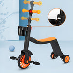 Bicicleta 8 in 1, Flippy, Transformabila, Multifunctionala, Reglare Inaltime, cu Maner de Impingere Detasabil,