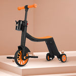 Bicicleta 8 in 1, Flippy, Transformabila, Multifunctionala, Reglare Inaltime, cu Maner de Impingere Detasabil,