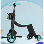 Bicicleta 8 in 1, Flippy, Transformabila, Multifunctionala, Reglare Inaltime, cu Maner de Impingere Detasabil,