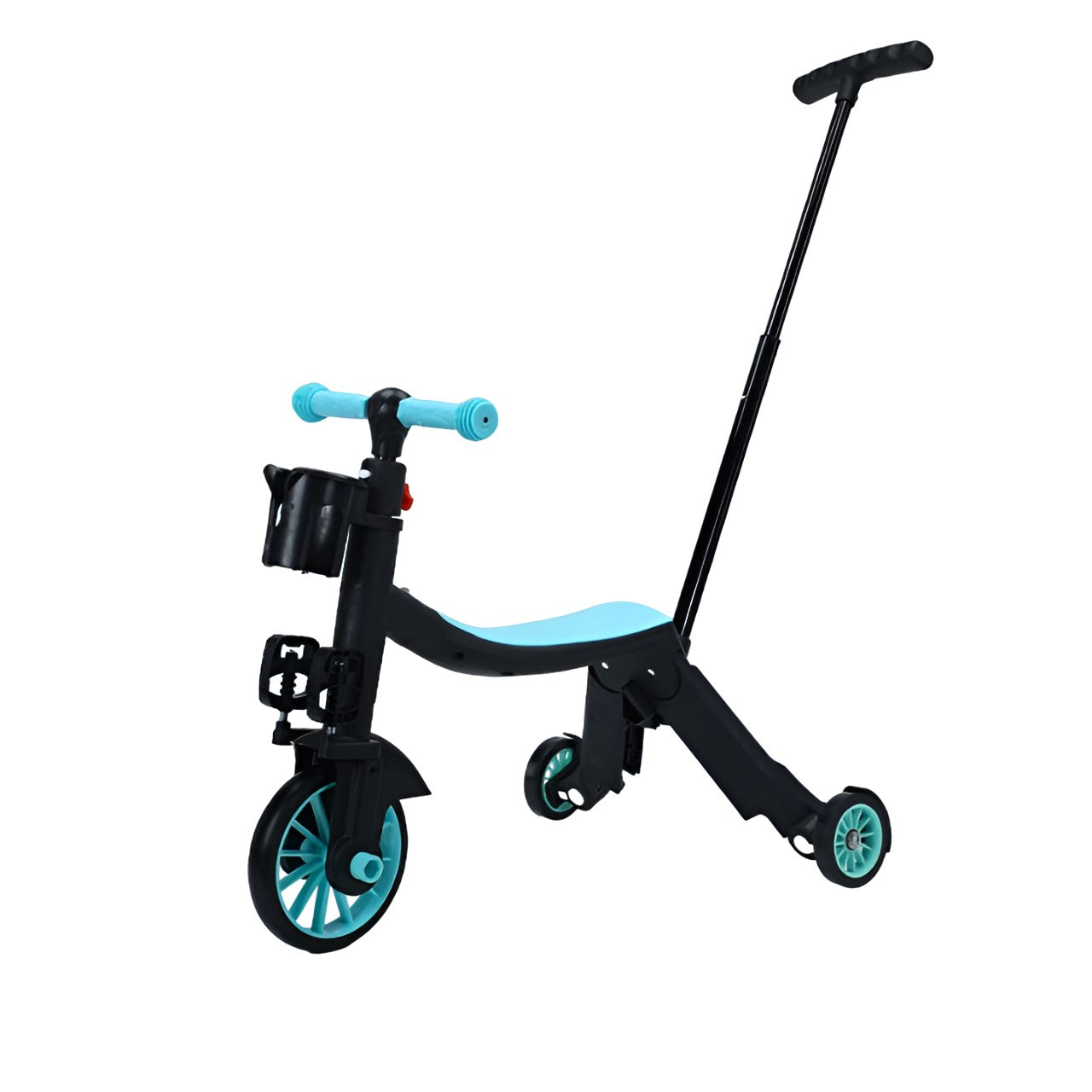 Bicicleta 8 in 1, Flippy, Transformabila, Multifunctionala, Reglare Inaltime, cu Maner de Impingere Detasabil,