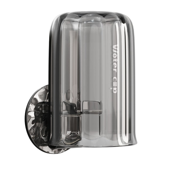 Suport Multifunctional 2 in 1, Pahar si Suport pentru Periuta de Dinti, Flippy, Plastic, Dimensiune: 10.4 x 7.3 x 7.3
