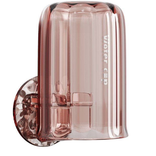 Suport Multifunctional 2 in 1, Pahar si Suport pentru Periuta de Dinti, Flippy, Plastic, Dimensiune: 10.4 x 7.3 x 7.3