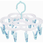 Uscator de Rufe Suspendat Flippy, cu 16 Carlige, Rotire 360 Grade, Mateiral Plastic, Usor de Depozitat,